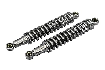 【574】 フルメッキ 345mm 細巻き リア サスペンション 当時仕様 574】 細巻きサスペンション345ミリ フルメッキ 当時仕様 - CHERRY